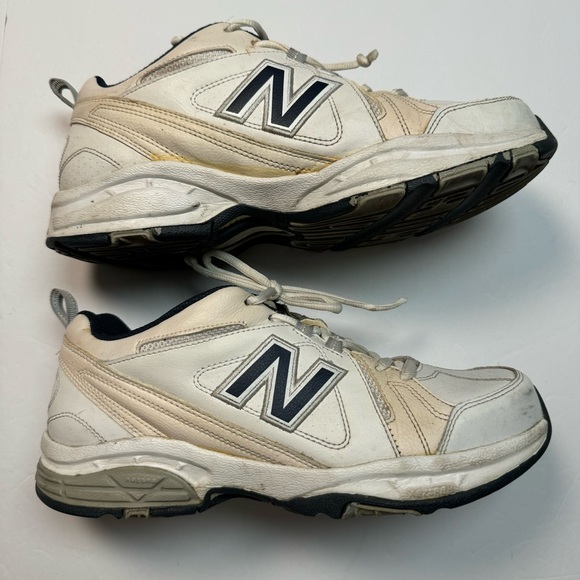 New Balance (MX608V3W) Men's 608 V3 White/ Navy Cross Trainer Shoes Size: 9 - Picture 2 of 9